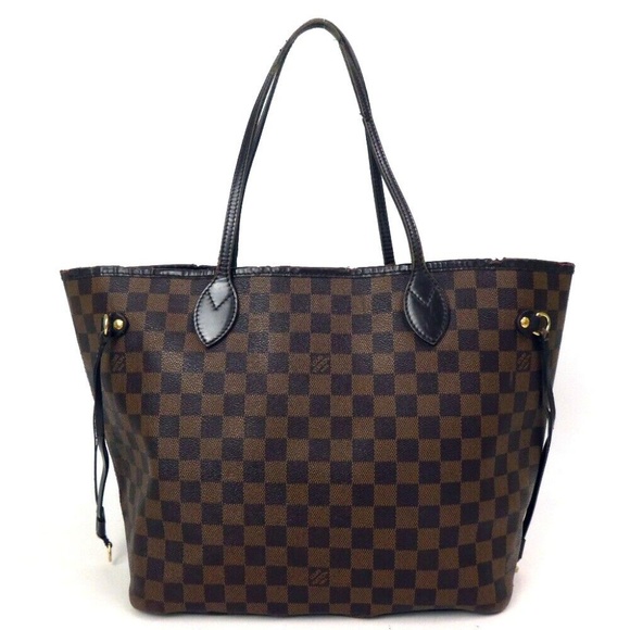Louis Vuitton Handbags - Auth Louis Vuitton Damier Neverfull Mm Bag #697L32